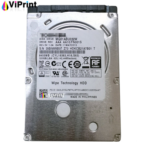 Toshiba Genuine Toshiba G0-00733000 Wipe Technology hard drives MQ01ABU032BW