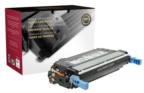 Clover Technologies Group, LLC CIG Compatible Black Toner Cartridge for Color LJ CP4005 (Alternative for HP CB400A 642A) (7500 Yield)