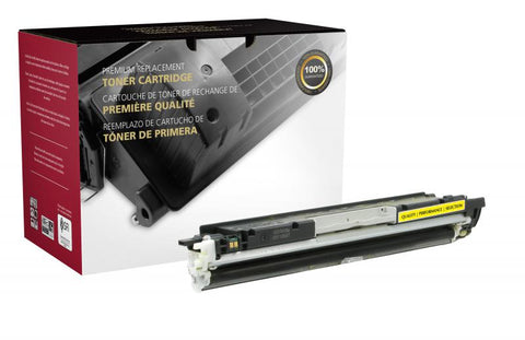Clover Technologies Group, LLC Remanufactured Yellow Toner Cartridge (Alternative for HP CE312A 126A) (1000 Yield)