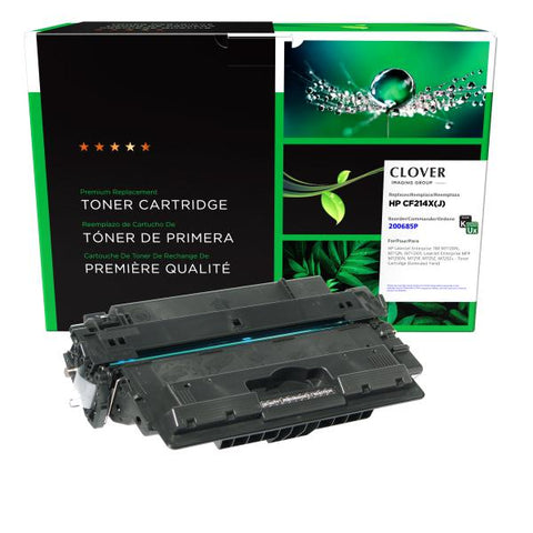 Clover Technologies Group, LLC Remanufactured Extended Yield Toner Cartridge (Alternative for HP CF214X 14X) (21000 Yield)