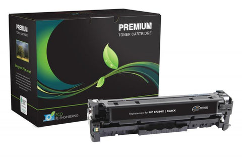 MSE Extended Yield Black Toner Cartridge for HP CF380X (HP 312X)
