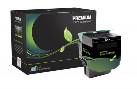 MSE Compatible High Yield Black Toner Cartridge for Lexmark CX410/CX510