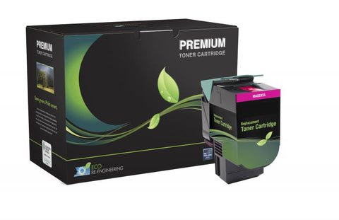 MSE Compatible High Yield Magenta Toner Cartridge for Lexmark CX410/CX510