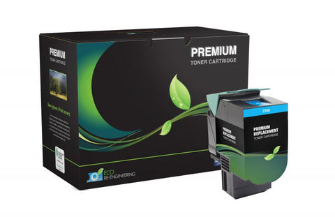 MSE 70C0H20 High Yield Cyan Toner Cartridge