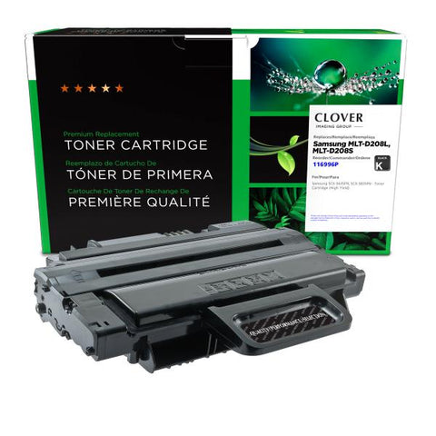 Clover Technologies Group, LLC Remanufactured High Yield Toner Cartridge for Samsung MLT-D208L/MLT-D208S