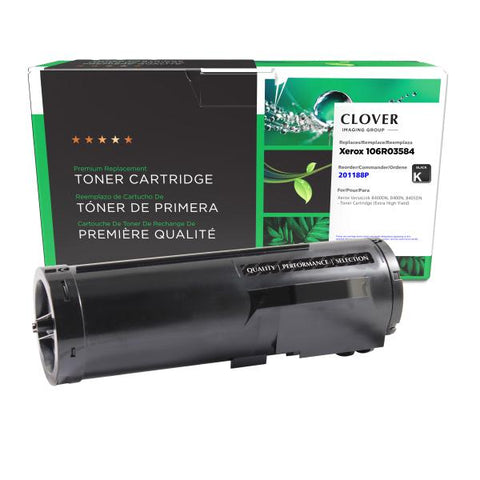 Clover Technologies Group, LLC Remanufactured Extra High Yield Toner Cartridge for Xerox 106R03584