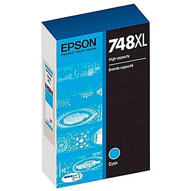 Epson (748) DURABrite Pro High Capacity Cyan Ink Cartridge (4000 Yield)