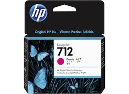 HP HP 712 Magenta 29-ml Genuine Ink Cartridge (3ED68A) for DesignJet T650, T630, T230, T210 & Studio Plotter Printers