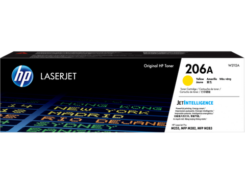 HP 206A Yellow Original LaserJet Toner Cartridge (1,250 Yield)