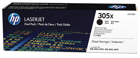 HP 305X (CE410X) Color LaserJet Pro 300 MFP M375nw Pro 400 M451 Pro 400 MFP M475 High Yield Black Original LaserJet Toner Cartridge (4000 Yield)