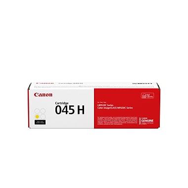 Canon, Inc Cartridge 045 Hi-Capacity Yellow - Full Yield Cartridge; 2,200 Sheets ISO/IEC 1243C001