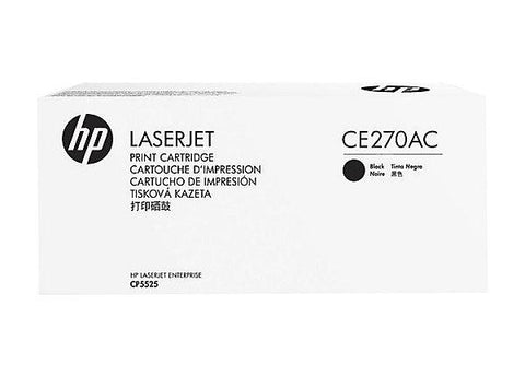 HP 650A (CE270AC) Color LaserJet CP5525 M750 Black Original LaserJet Contract Toner Cartridge (13500 Yield)