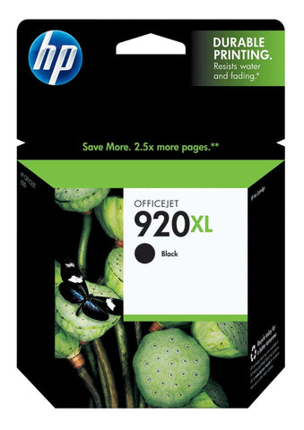 HP 920XL (CD975AN) High Yield Black Original Ink Cartridge (1200 Yield)