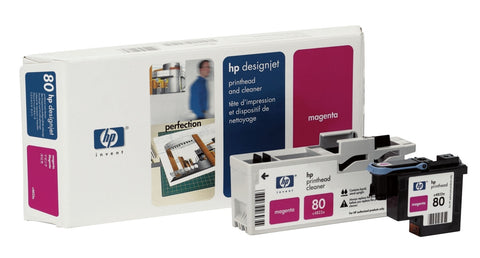 HP 80 (C4822A) Magenta Printhead/Printhead Cleaner