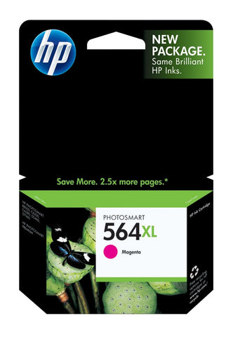 HP 564XL (CB324WN) High Yield Magenta Original Ink Cartridge (750 Yield)