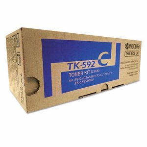 Kyocera Cyan Toner Cartridge + Waste Toner Bottle (5000 Yield)