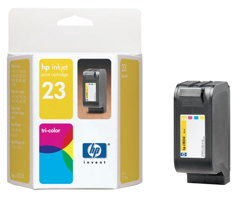 HP 23 (C1823D) Tri-Color Original Ink Cartridge (620 Yield)