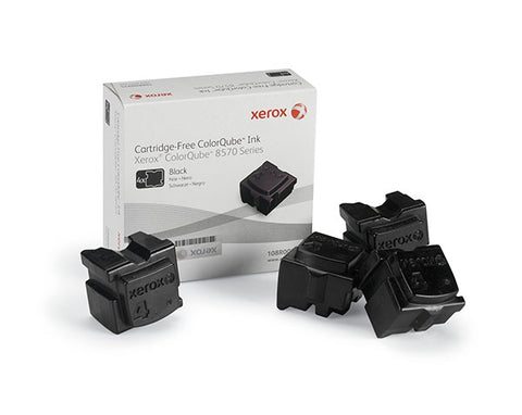 Xerox<sup>&reg;</sup> Black Solid Ink (4 Sticks/Box) (Total Box Yield 8600)