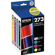 Epson (273) Expression Premium XP-600 XP-800 Cyan/Magenta/Yellow/Photo Black Ink Cartridge Multipack (Includes 1 Each of OEM# T273220 T273320 T273420 T273120)
