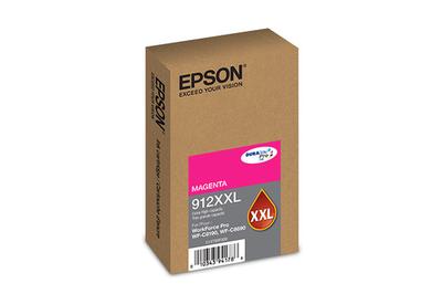 Epson (T912) WF-C8690 WF-C8190 DuraBrite Extra High Capacity Magenta Ink Cartridge