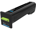 Lexmark Cyan Return Program Toner Cartridge (20000 Yield)