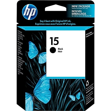 HP 15 (C6615DN) Black Original Ink Cartridge (500 Yield)