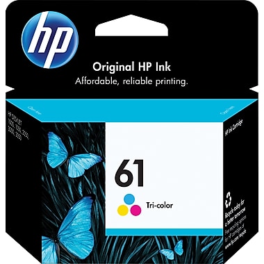 HP 61 (CH562WN) Tri-Color Original Ink Cartridge (165 Yield)