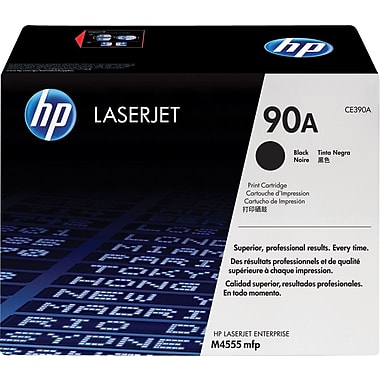 HP 90A (CE390A) LaserJet M4555 MFP Enterprise 600 M601 M602 M603 Black Original LaserJet Toner Cartridge (10000 Yield)