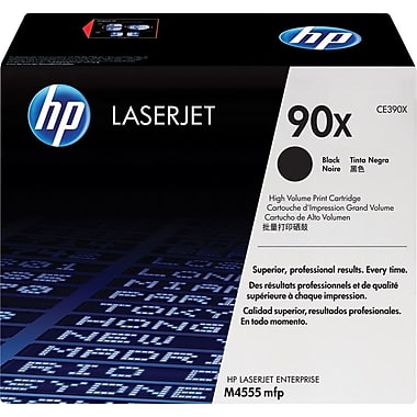 HP 90X (CE390X) LaserJet M4555 MFP Enterprise 600 M602 M603 High Yield Black Original LaserJet Toner Cartridge (24000 Yield)