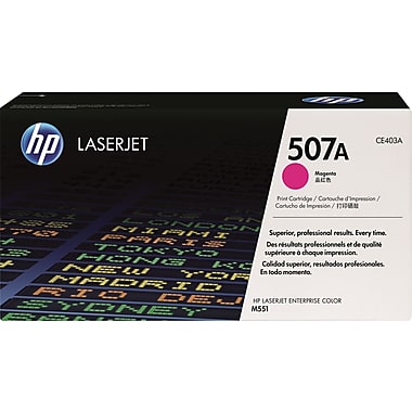 HP 507A (CE403A) Color LaserJet M551 Enterprise 500 MFP M570 M575 M575c Magenta Original LaserJet Toner Cartridge (6000 Yield)