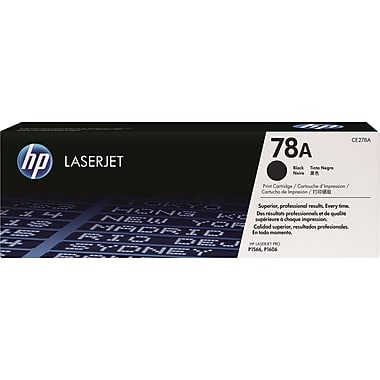 HP 78A (CE278A) LaserJet Pro P1606 M1536 MFP Black Original LaserJet Toner Cartridge (2100 Yield)