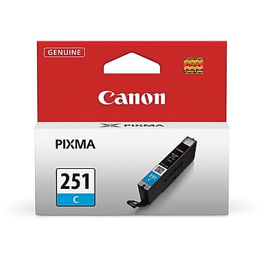 Canon (CLI-251C) PIXMA iP7220 iP8720 iX6820 iX8720 MG5420 MG5520 MG5620 MG6320 MG6420 MG6620 MG7120 MG7520 MX922 Cyan Ink Tank