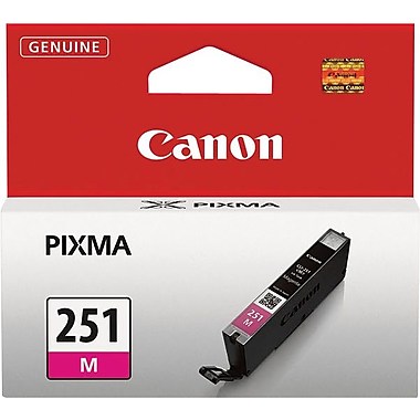 Canon (CLI-251M) PIXMA iP7220 iP8720 iX6820 iX8720 MG5420 MG5520 MG5620 MG6320 MG6420 MG6620 MG7120 MG7520 MX922 Magenta Ink Tank