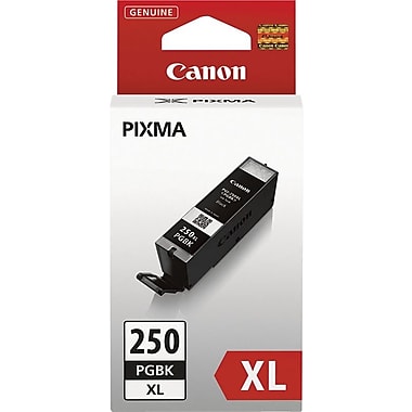 Canon (PGI-250XL) PIXMA iP7220 iP8720 iX6820 iX8720 MG5420 MG5520 MG5620 MG6320 MG6420 MG6620 MG7120 MG7520 MX922 High Yield Pigment Black Ink