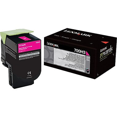 Lexmark (700H3) CS310 CS410 High Yield Magenta Toner Cartridge (3000 Yield)
