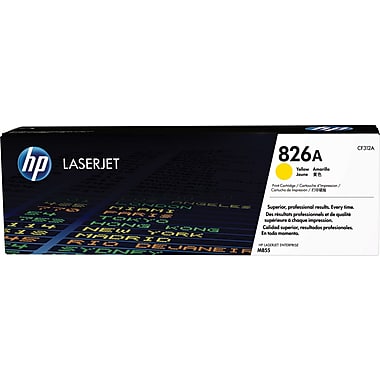 HP 826A (CF312A) Color LaserJet Enterprise M855 Yellow Original LaserJet Toner Cartridge (31500 Yield)