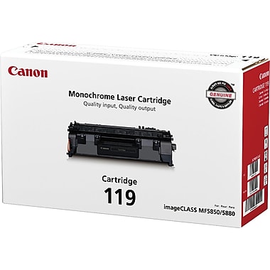 Canon (CRG-119) imageCLASS LBP6300dn LBP6650dn LBP6670dn MF5850dn MF5880dn MF5950dw MF5960dn MF6160dw MF6180dw Toner Cartridge (2100 Yield)