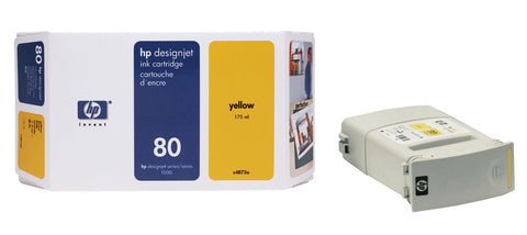 HP 80 (C4848A) Yellow Original Ink Cartridge (350 ml)
