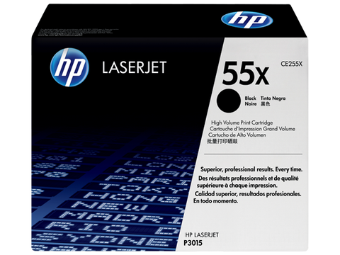 HP 55X High Yield Black Original LaserJet Toner Cartridge