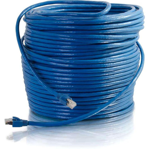 C2G 250FT CAT6 SOLID STP PATCH CBL BLUE