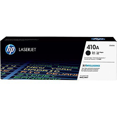 HP OEM HP 410A (CF410A) Toner Cartridge, Black, 2.3K Yield