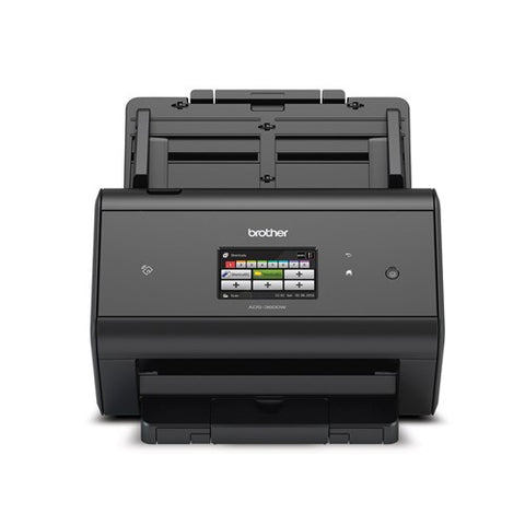 Brother Workhorse ImageCenter ADS-3600W Sheetfed Desktop Scanner (50 ppm) (8.5" x 196") (600 dpi) (Duplex) (USB) (Ethernet) (Wireless) (Touchscreen) (50 Sheet ADF)