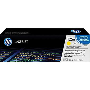 HP HP 125A (CB542A) Yellow Original LaserJet Toner Cartridge (1400 Yield)