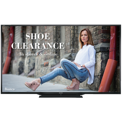 Sharp Electronics 90 Inch Class Commercial LCD TV - Brilliant High Definition