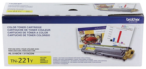 Brother HL-3140CW 3170CDW 3180CDW MFC-9130CW 9330CDW 9340CDW Yellow Toner Cartridge (1400 Yield)