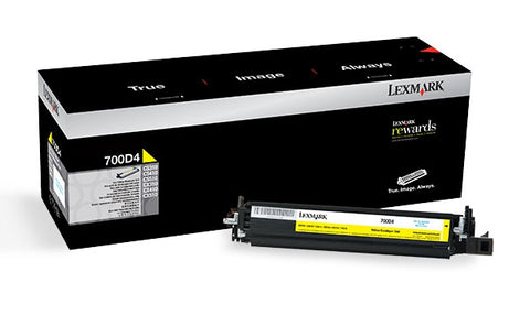 Lexmark (700D4) CS310 CS410 CS510 CX310 CX410 CX510 XC2132 Yellow Developer Unit (40000 Yield)