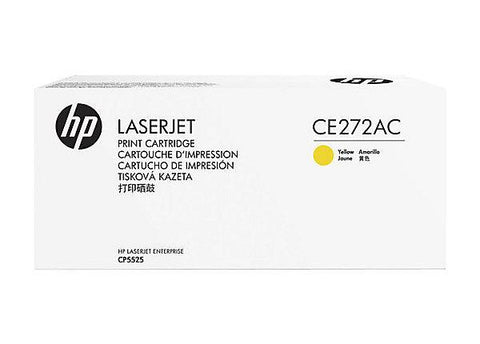 HP 650A (CE272AC) Yellow Original LaserJet Toner Cartridge (15000 Yield)