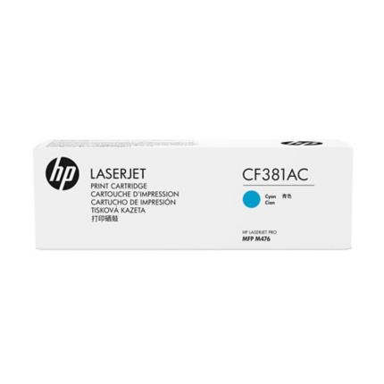HP CF381AC Cyan 2,700 Yield Contracted Toner